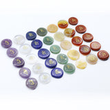 7 Pcs Chakra Tiger Eye Stone Reiki Set
