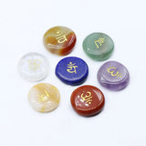 7 Pcs Chakra Tiger Eye Stone Reiki Set