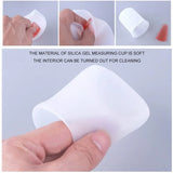 7 Pcs Silicone Measuring Cups & Tools Set for Epoxy Resin Casting DIY Crafts