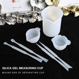 7 Pcs Silicone Measuring Cups & Tools Set for Epoxy Resin Casting DIY Crafts