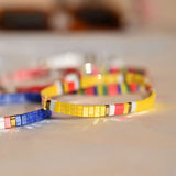 Colorful Tila Beads Bracelet for Women Glass Charm Pulseras Femme Jewelry