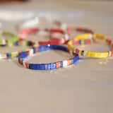Colorful Tila Beads Bracelet for Women Glass Charm Pulseras Femme Jewelry