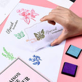 7 Clear Stamp Blocks Set for Scrapbooking Crafts Cards