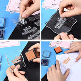 7 Clear Stamp Blocks Set for Scrapbooking Crafts Cards