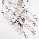 7 Mini Macrame Keychains Bag Charms for Car Purse Phone Supplies