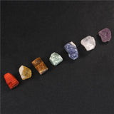 7 Natural Chakra Tumbled Stone Rock Mineral Crystal Healing Feng Shui Decor
