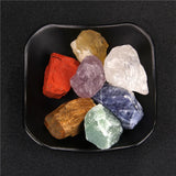 7 Natural Chakra Tumbled Stone Rock Mineral Crystal Healing Feng Shui Decor