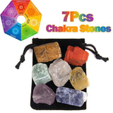 7 Natural Chakra Tumbled Stone Rock Mineral Crystal Healing Feng Shui Decor