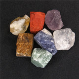 7 Natural Chakra Tumbled Stone Rock Mineral Crystal Healing Feng Shui Decor