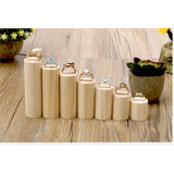 7 Pieces Natural Wooden Ring Jewelry Display Stand Organizer