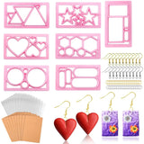 Polymer Clay Cutter Set with Earring Cards & Hooks