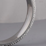 Crystal Stainless Steel Bangles for Women