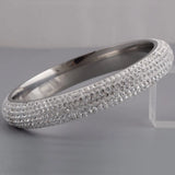 Crystal Stainless Steel Bangles for Women