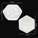 Resin Dice Moulds + Silicone Hexagon Box Epoxy Casting Dice