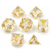 Resin Dice Moulds + Silicone Hexagon Box Epoxy Casting Dice