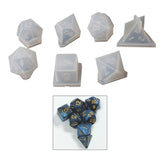 7 Shapes Dice Fillet Square Triangle Dice Mold Dice Silicone Mould