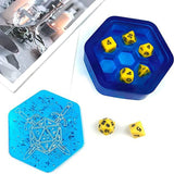 Silicone Hexagon Dice Molds for Table Board Game Craft DIY