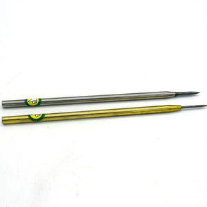 7'' Steel Burnisher Jewelers Ring Tool For Jewelry Making (2PCS)