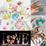 English Alphabet Silicone Molds for DIY Jewelry Making Art Supplies