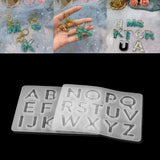 English Alphabet Silicone Molds for DIY Jewelry Making Art Supplies