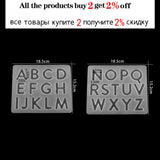 English Alphabet Silicone Molds for DIY Jewelry Making Art Supplies