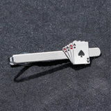 Musical Note Tie Clip High Enamel Poker Tie Bar for Men