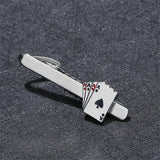Musical Note Tie Clip High Enamel Poker Tie Bar for Men