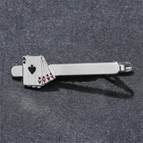Musical Note Tie Clip High Enamel Poker Tie Bar for Men