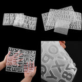 Uppercase Letter Resin Silicone Molds for DIY Crafts