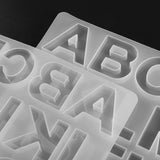 Uppercase Letter Resin Silicone Molds for DIY Crafts