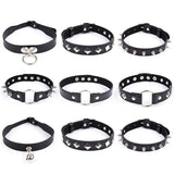 Punk Rock Gothic Chokers Rivet Heart Round Choker