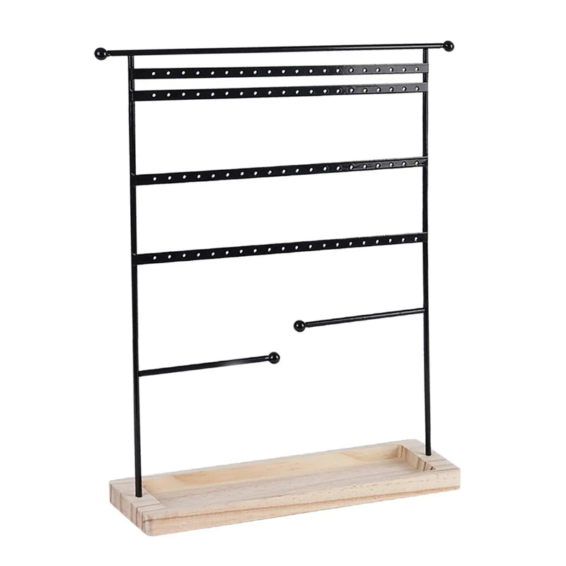 7-Tier Jewelry Organizer Stand Holder Necklace Earring Tray Showcase Home Decor