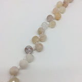 7mm Cherry Agate Powder Faceted Stone Beads for Jewelry Making