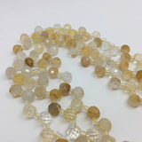 7mm Citrine Powder Faceted Beads for Jewelry Making