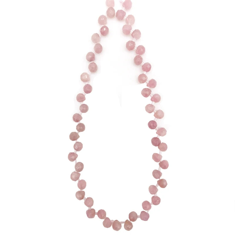 7mm Faceted Rose Quartz Loose Beads for Jewelry Making