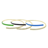 Neon Enamel Bangle Bracelet for Women - 7 Colors