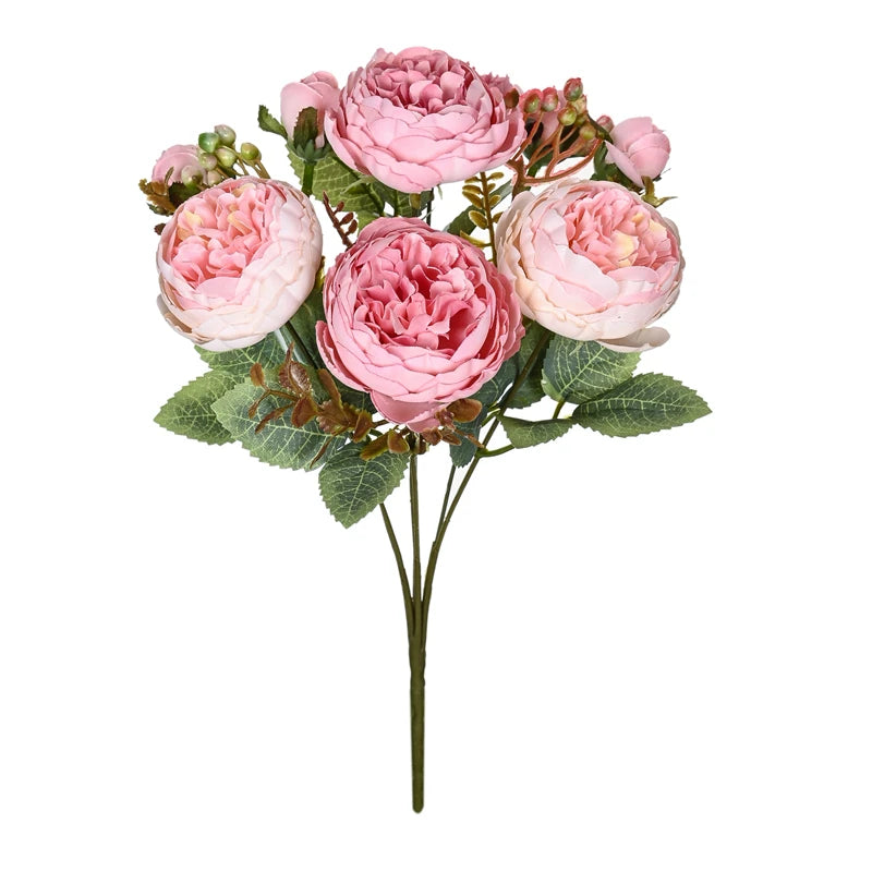 Artificial Flowers Silk Peony for Home Wedding Party Decor