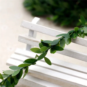 7m Artificial Flowers Rattan Leaf Iron Wire DIY Wreath Wedding Car Decoration