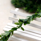 7m Artificial Flowers Rattan Leaf Iron Wire DIY Wreath Wedding Car Decoration