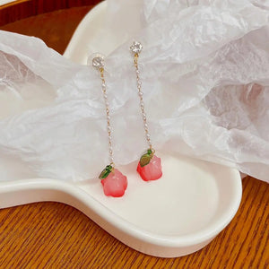 7 Pairs Pink Earrings Ear Clip for Lady Party Gift