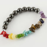 7-Piece Natural Stone Chakra Bracelet Set