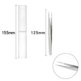 Stainless Steel Tweezers Long Nose Cross Tweezers Jewelry Making Tools