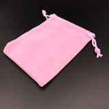 7 Jewelry Pouches Velvet Drawstring Bags
