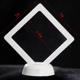 70MM PET Membrane Jewelry Ring Pendant Display Stand Holder Bague Packaging Box