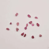 70 Pcs 3mm 5mm Pink Tourmaline Crushed Stone DIY Jewelry Crafts