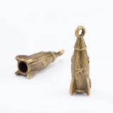 70 Retro Rocket Pendant Zinc Alloy DIY Jewelry Making