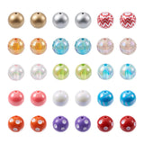 70Pcs 20mm Round Acrylic Beads for Jewelry Making DIY Bracelet
