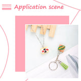 70Pcs Cake Biscuit Bread Resin Flatback Cabochons for DIY Craft