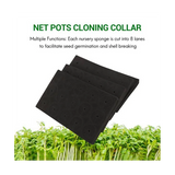 70Pcs Neoprene Inserts Sponge for 2 Inch Net Pots Hydroponics