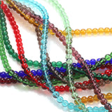 70Pcs Austria Red Crystal Beads 6mm Glass Round Spacer Beads Jewelry Making DIY